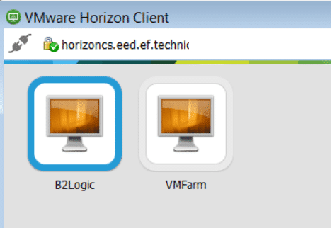 VMware Horizon Client -  New Server screenshot